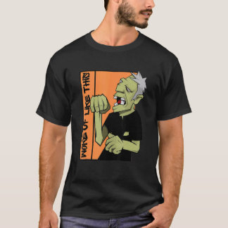 Zombie werd dit Halloween wakker T-shirt