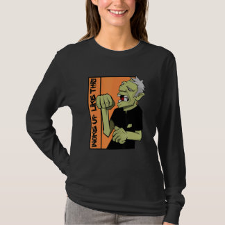 Zombie werd Halloween zo wakker T-shirt