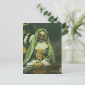 Zombie Witch Briefkaart (Staand voorkant)