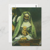 Zombie Witch Briefkaart (Voorkant / Achterkant)