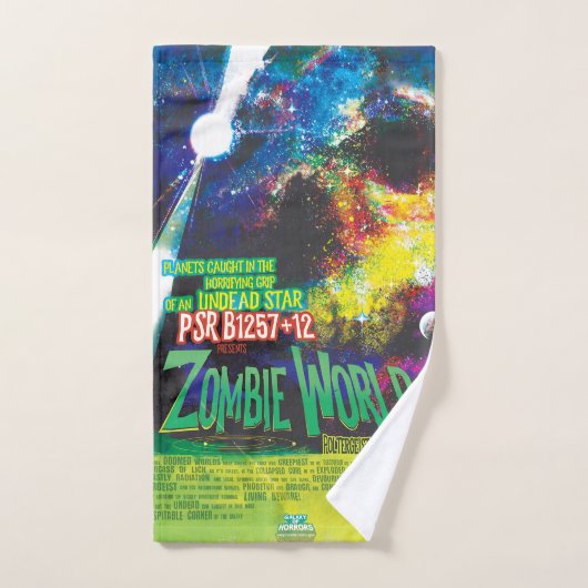 Zombie Worlds Halloween Galaxy of Horrors Handdoek (Handdoek)