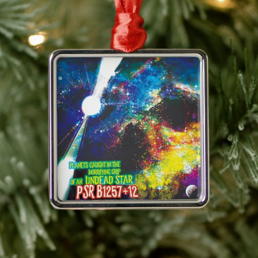 Zombie Worlds Halloween Galaxy of Horrors Metalen Ornament (Boom)