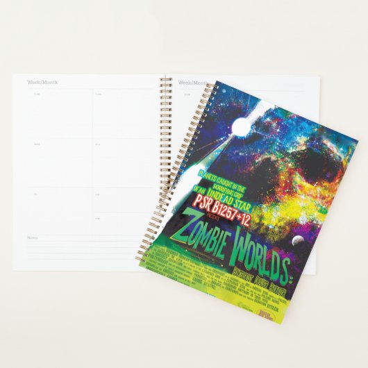 Zombie Worlds Halloween Galaxy of Horrors Planner (Display)