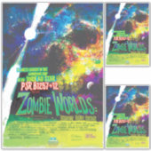 Zombie Worlds Halloween Galaxy of Horrors Sticker (Voorkant)