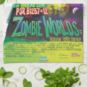 Zombie Worlds Halloween Galaxy of Horrors Theedoek (Gevouwen)