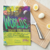 Zombie Worlds Halloween Galaxy of Horrors Theedoek (Quarter Fold)