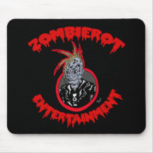"Zombie Xtoph" Zombierot Logo Mousepad