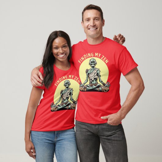 Zombie Yoga Finding My Zen T-shirt (Unisex)