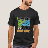 Zombie zijn mensen te bier tijd t-shirt (Voorkant)