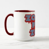 Zombie Zone libre tasse - choisir style et couleur (Gauche)