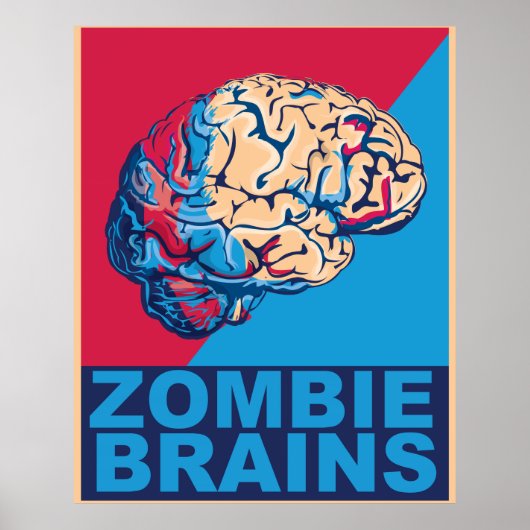 Zombiebrein Poster (Voorkant)