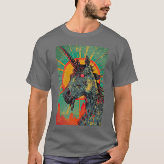 Zombied Eenhoorn Zombiecorn vintage T-shirt