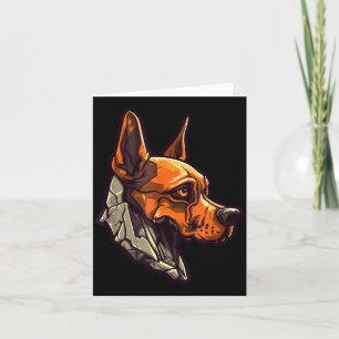 Zombiehond ontwerp Funny Halloween Kaart