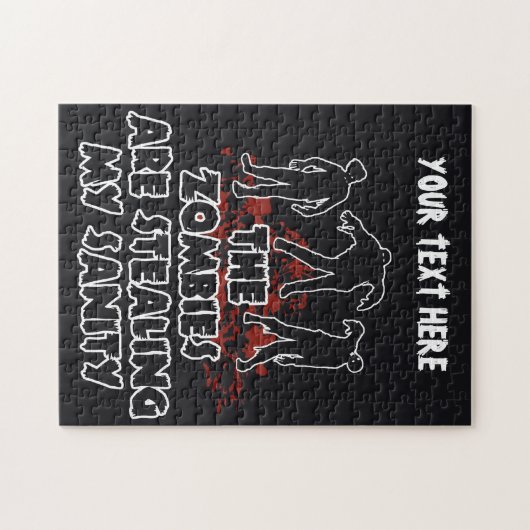 Zombies aangepaste puzzel legpuzzel (Horizontaal)