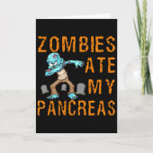 Zombies Ate My Pancreas - Fun Diabetes Kaart (Voorkant)
