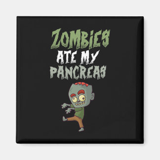 Zombies Ate My Pancreas T1d Type 1 Diabetes Girl K Magneet