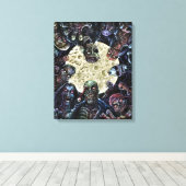 Zombies Attack (Zombie Horde) Canvas Afdruk (Insitu (Houten vloer))