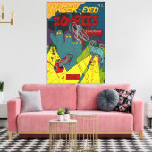 Zombies au laser avec toile enrobée de scies à cha (Insitu(Salon))