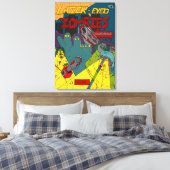 Zombies au laser avec toile enrobée de scies à cha (Insitu(Chambre))