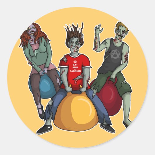 Zombies, autocollants (Devant)