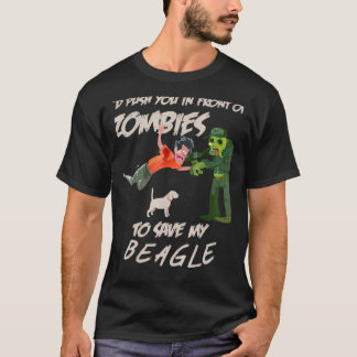 Zombies Beagle Schattigee Zombie T-shirt