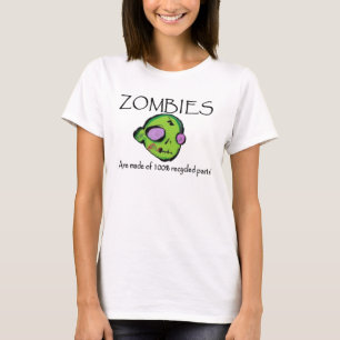 Zombiës bestaat voor 100% uit gerecycleerde onder t-shirt