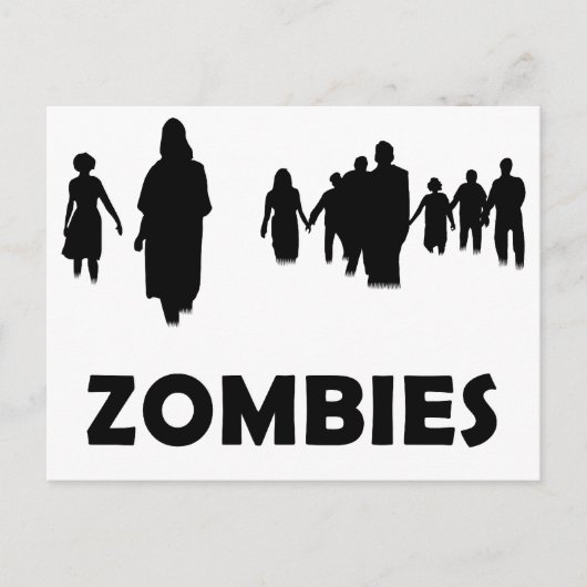 Zombies Briefkaart (Voorkant)