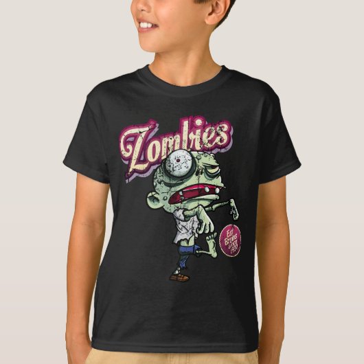 Zombies eat Brains T-shirt (Voorkant)
