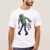 Zombies Eat Brains T-shirt (Voorkant)