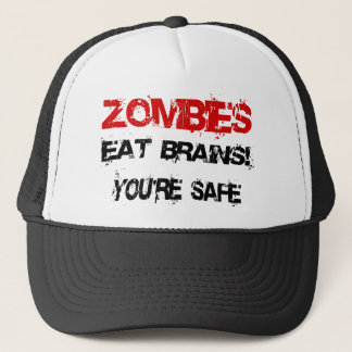 Zombies eten breinen uit! trucker pet