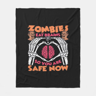 Zombies eten hersenen klassiek fleece deken