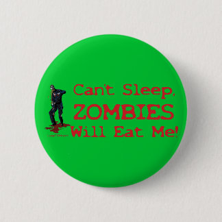 Zombies eten me op ronde button 5,7 cm
