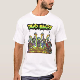 Zombies eten pizza t-shirt