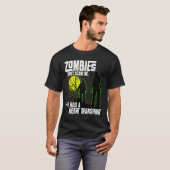 Zombies geven me niet dat ik harttransplantatie he t-shirt (Voorkant volledig)