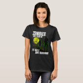 Zombies geven me niet dat ik Lung Transplant heb g T-shirt (Voorkant volledig)