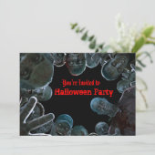Zombies Halloween Party Invitation (Debout devant)