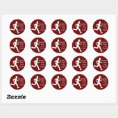 Zombies Hate Fast Food ! Autocollant (Feuille)