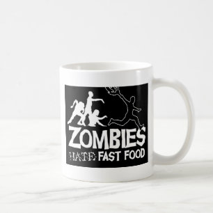 Zombies-Hate-Fast-Food-Black Koffiemok