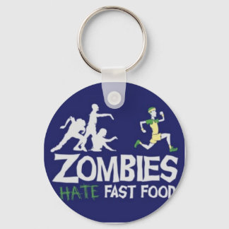 Zombies Hate Fast Food Sleutelhanger