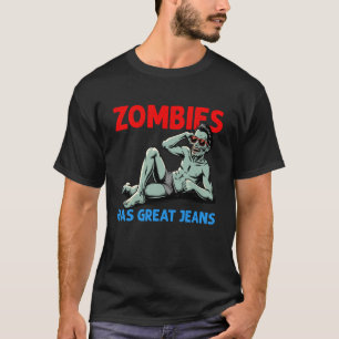 Zombies Hebben Grote Broeken Grappige Halloween On T-shirt