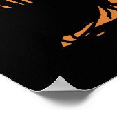 Zombies in Halloween Jack-o'-Lantern Pumpkin Poster (Hoek)