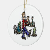 Zombies Keramisch Ornament (Links)