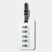 Zombiës...kom je halen! bagagelabel (Voorkant verticaal)