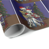 Zombiës met kerstboompapier cadeaupapier (Rol Hoek)