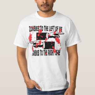 Zombiës om me heen. t-shirt