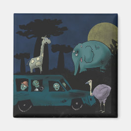 Zombies op Safari Magneet