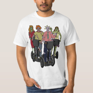 Zombies op Segways 2, licht shirt