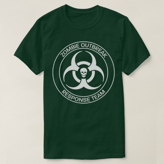Zombies Outbreak Response Team T-shirt (Design voorkant)