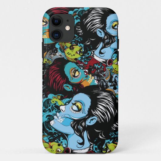 Zombies overal Case-Mate iPhone case (Achterkant)
