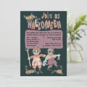 Zombies Poupées de Chiffon - Invitation Halloween (Debout devant)